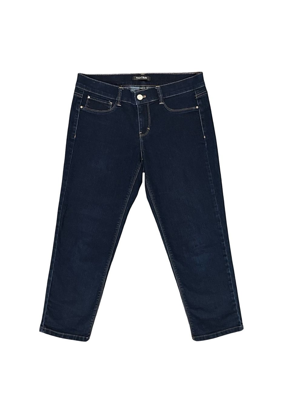 White House Black Market Cropped Dark Wash Skinny Jeans Women’s Denim W31 L23